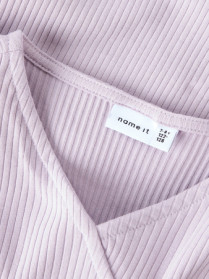 NAME IT Rib Bluse Frida Misty Lilac